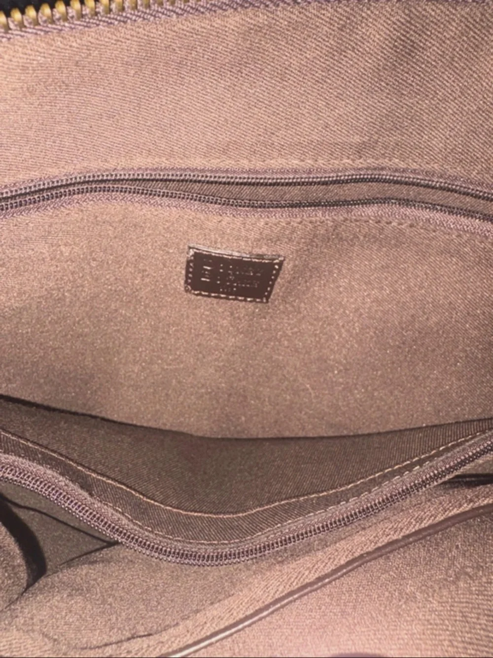 Vintage Patterned Canvas Messenger Bag in Brown with Adjustable Strap